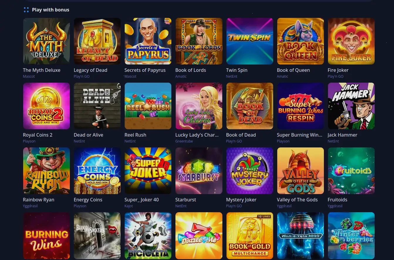Richard Casino Login-Bereich und Bonusübersicht 2026